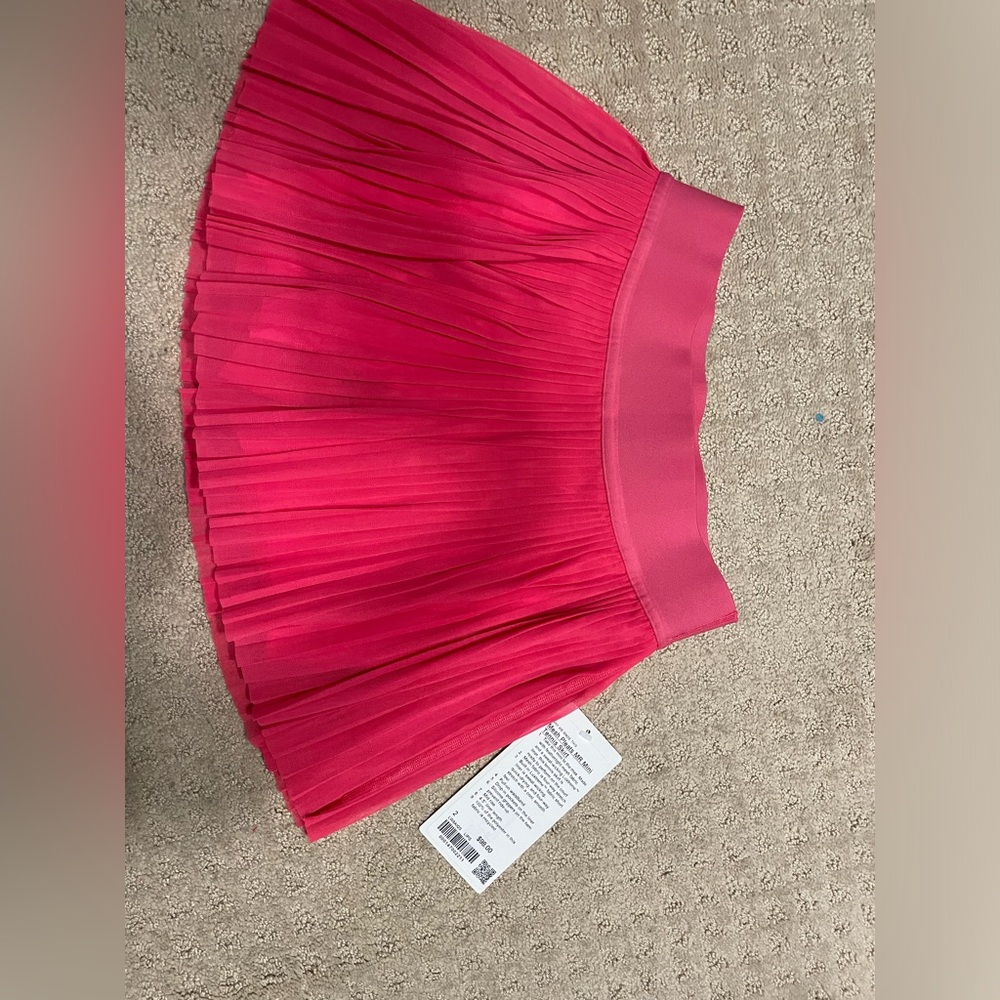 Mesh Pleats Mini Skirt